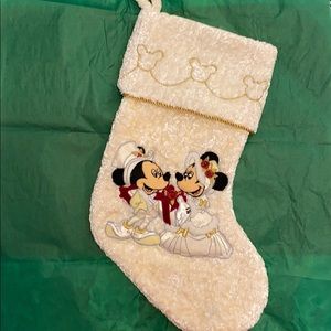 Vintage Disney Mickey & Minnie Christmas Stocking